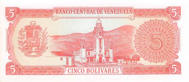 5 Bolivares1989 p.70b